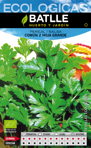 sementes ecológicas certificadas salsa